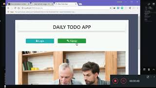 Full JavaScript Project Ideas - #1 (Daily to-do app implemented with nodjs) Update