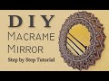 DIY Macrame Mirror | Cara Membuat Macrame Cermin (Step by Step Tutorial)