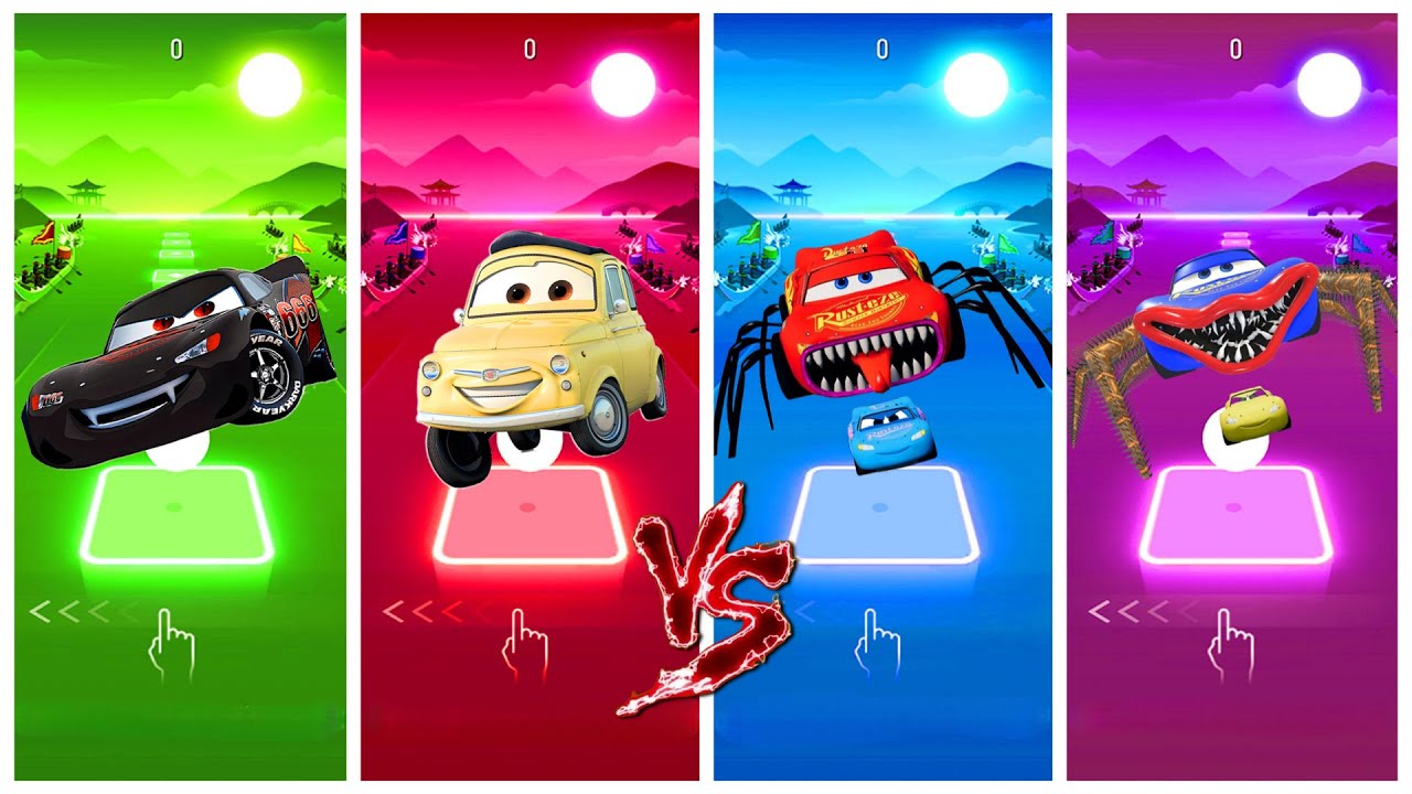 Epik Tiles Hop - Crazy McQueen Monster Tiles Hop Challenge!