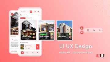 Rent App using Adobe XD | UI UX Design | Smart animation | micro-interactions | 2019