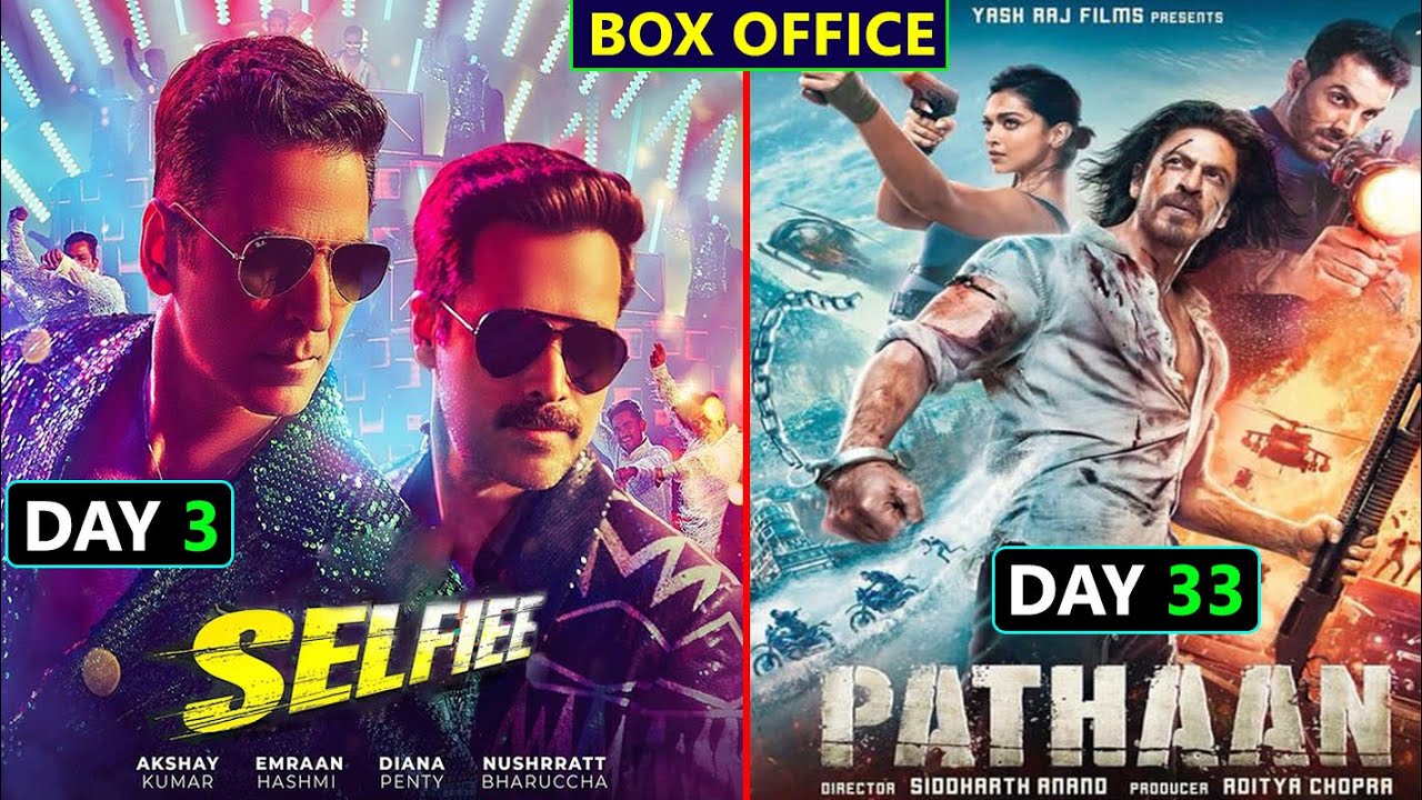 Selfiee Box Office Collection Day 3, Pathaan Box Office Collection Day 32, Worldwide Collection
