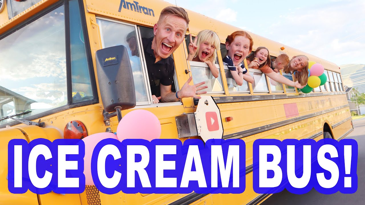 TURNING OUR SCHOOL BUS INTO AN ICE CREAM TRUCK YouTube