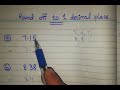 Rounding Off to 1 Decimal Place: Examples of 7.15 and 8.38