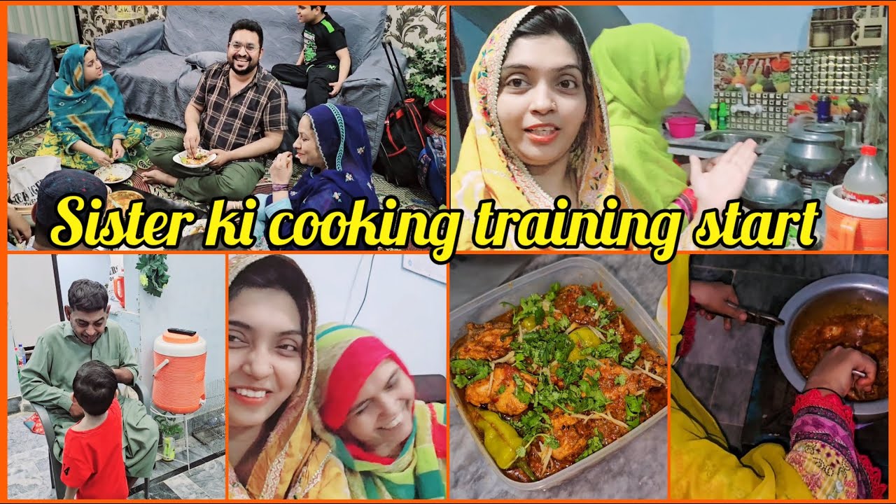 Sister ki cooking training start krdi ...  Muntaha ne Susraal Khana bna kr bheja ☺️