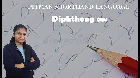 Diphthong ow