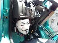 ガイ・フォークス・マスクのライト　Guy Fawkes mask light