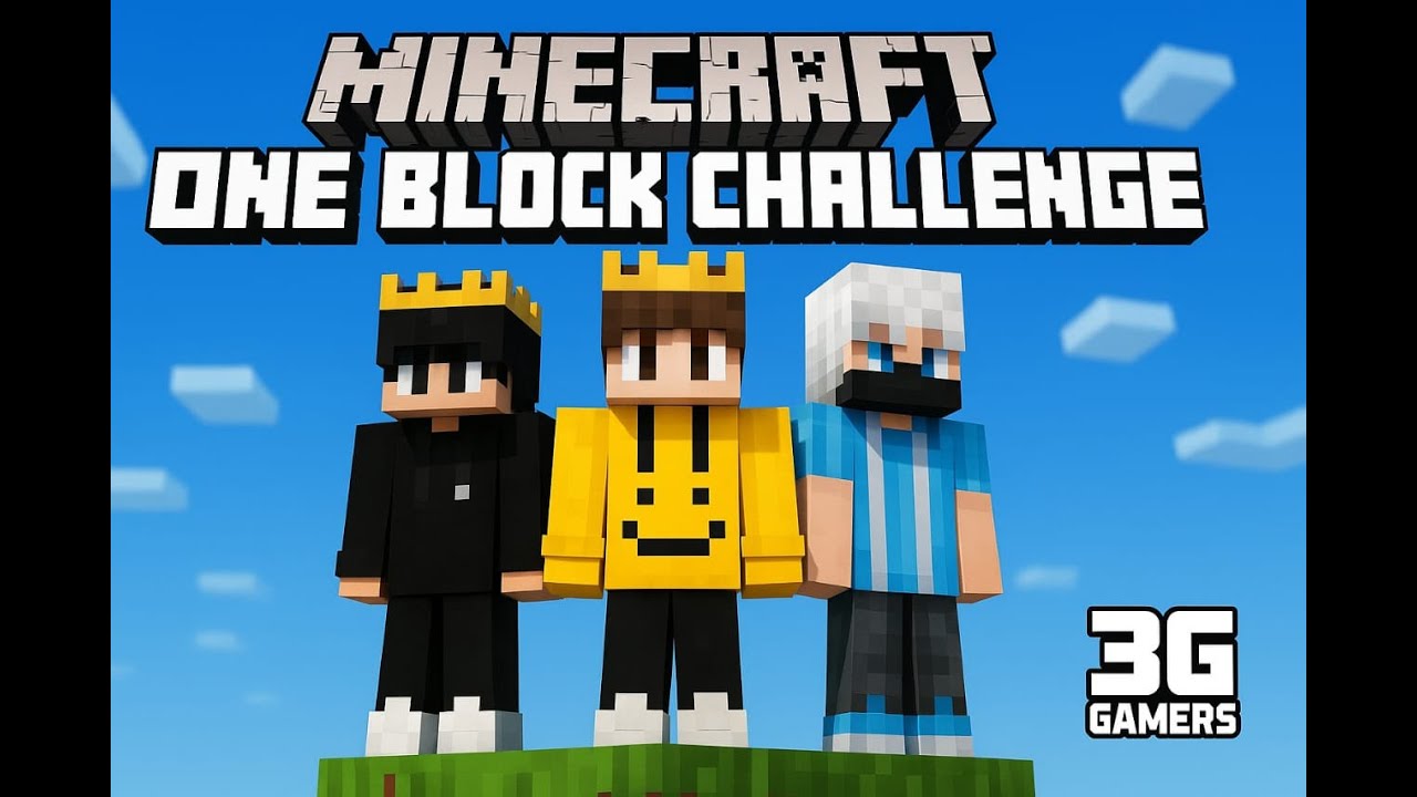 Minecraft One Block Challenge 🔥 | Can we Survive On Just One Block? # ...