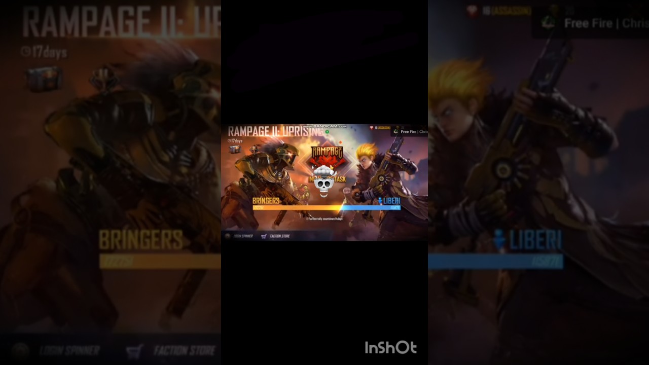 free fire rampage bundle in old free fire 