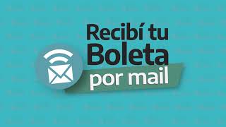 ▶️ Recibí tu Boleta por Mail y pagá menos