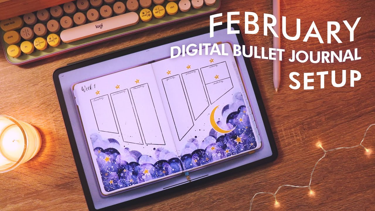 Digital Bullet Journal Setup Stickers — Indiga Healer - Digital Stationery  for creative souls