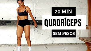 TREINO PESADO DE QUADRÍCEPS - NÃO PRECISO DE ACADEMIA NEM PESOS PARA GANHAR MÚSCULOS!