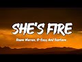 Diane Warren, G-Eazy and Santana - She's Fire (Lyrics)