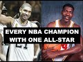 Every NBA Champion With Only 1 All-Star On The Roster