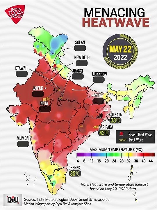 Heat Wave Sweeps North, Central India | DIU
