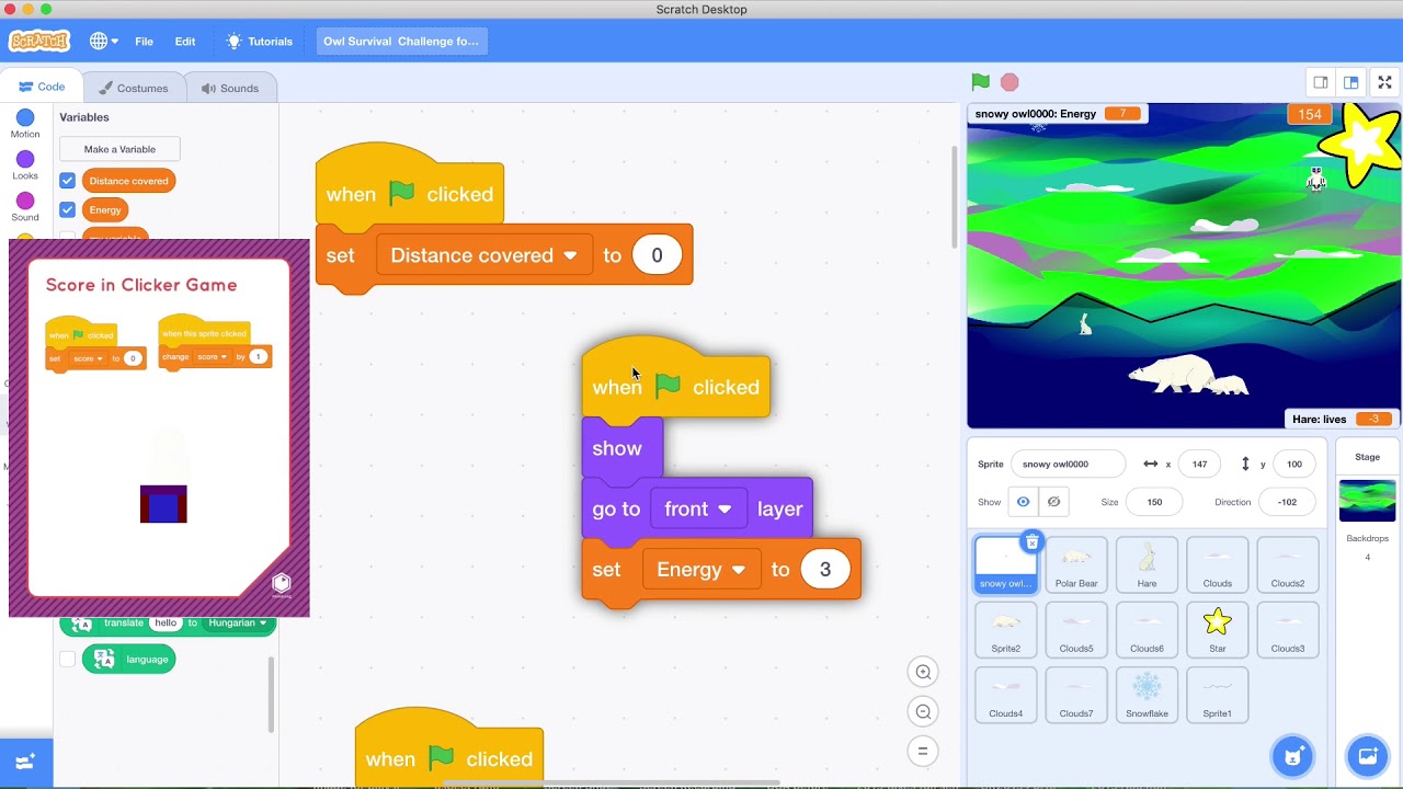 How to Make a Clicker Game on Scratch