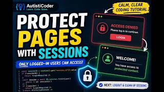 Protecting Pages with Sessions - A Calm, Clear, Autism Friendly Coding Tutorial