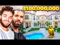 Adin ross visits drakes 100000000 mega mansion