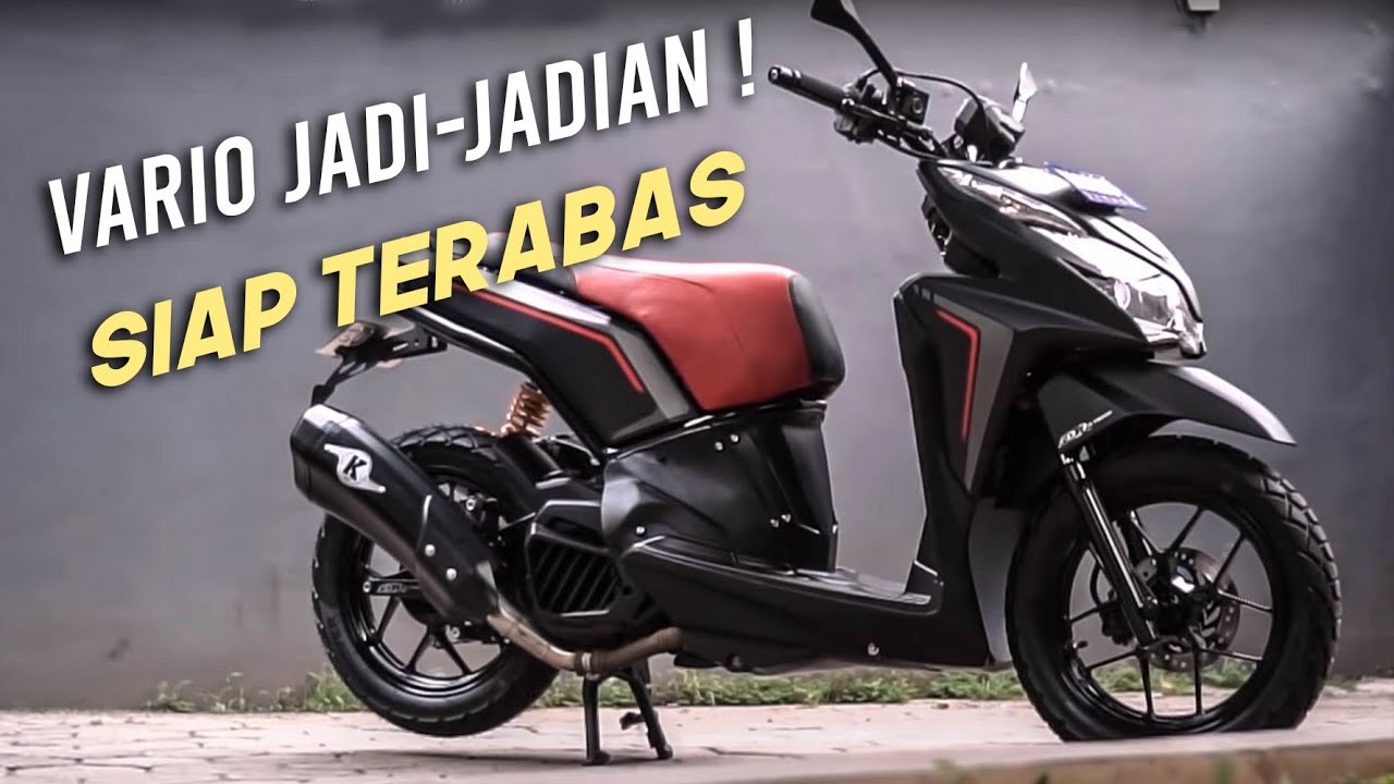 MODIF VARIO KE ATENX KATROS SIAP TERABAS CAK YouTube