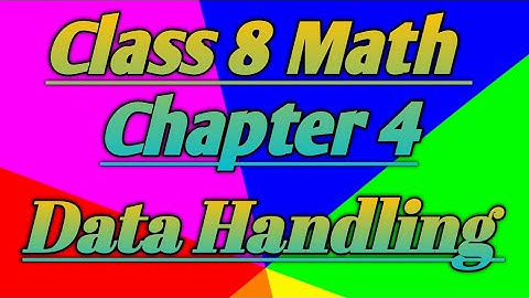 Class 8 Math chapter 4  | Ex-4.2 (Q-6) Data Handling | NCERT New syllabus |