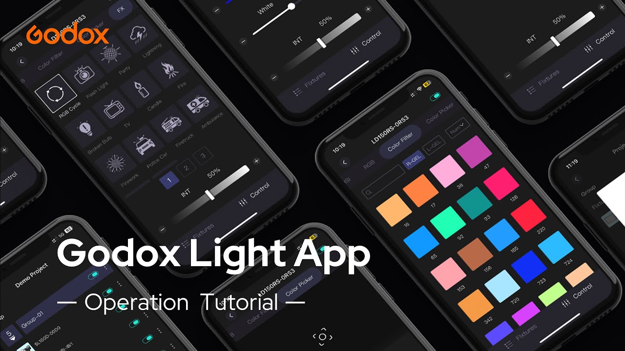 Godox Light App Operation Tutorial YouTube