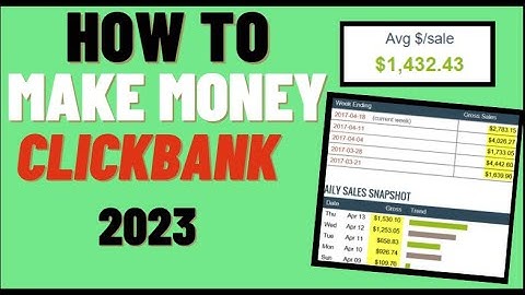 How To Make Money on Clickbank 2023 - $1000 Per Day Tutorial - No Website Needed