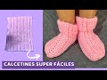 🧦Calcetines SUPER FÁCILES todas las tallas a Crochet 🧶