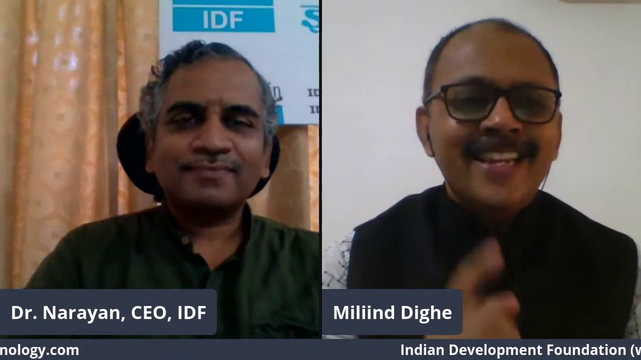 Fight against Corona  Dr Narayan Iyer and Mr Mliind Dighe  IDF Goodness Live