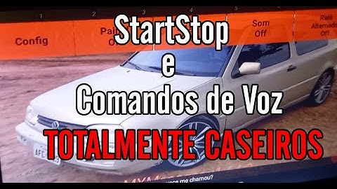 StartStop 100% Caseiro com Comando de Voz