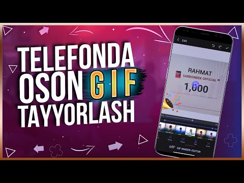 Video: Videodan Qanday Qilib GIF Yaratish Mumkin