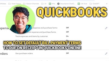 How to Set Default Bill Payment Terms to Due on Receipt in QuickBooks Online: Easy Guide!