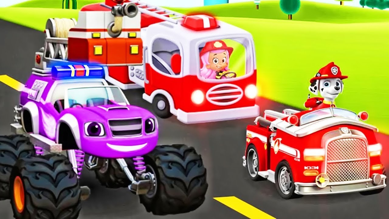 Bubble Guppies Fire Truck