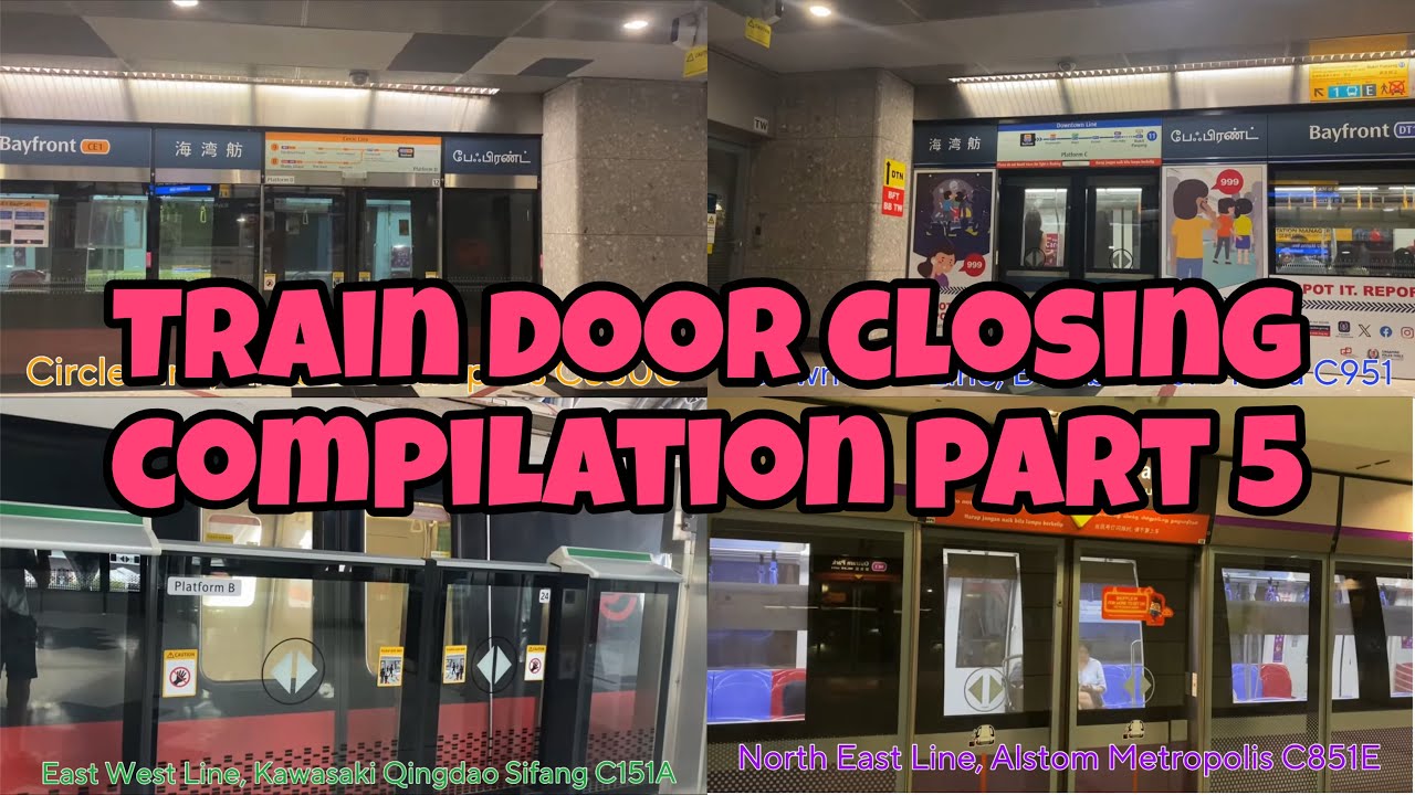 Train doors closing compilation part 5