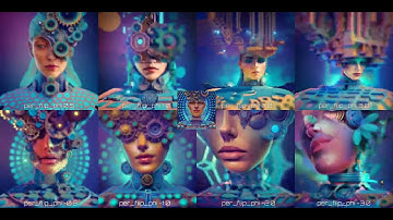 Deforum Animation - *perspective_flip_phi* comparison