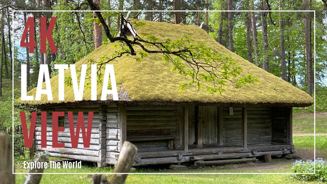 【4K】 Latavia, Riga - the Ethnographic Open-Air Museum of Latvia