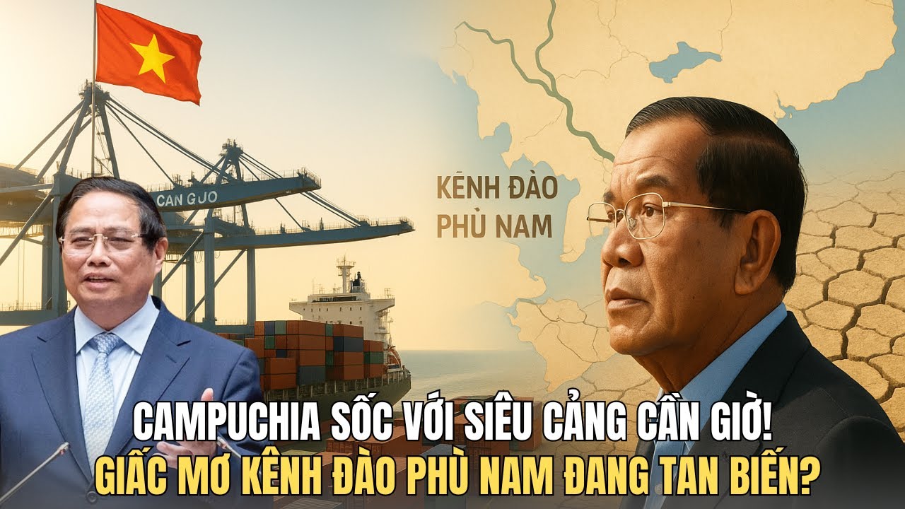 Siêu Cảng Cần Giờ: Việt Nam Âm Thầm Khiến Kênh Đào Phù Nam Thất Thế?