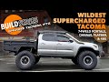 Chubbz Tacoma ep2 - Wildest Taco! Supercharged, 74Weld Portals, 40s, Flatbed Conversion! 