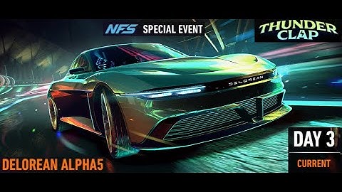 NFS No Limits Thunderclap DeLorean alpha 5 - Day 3 (Current)