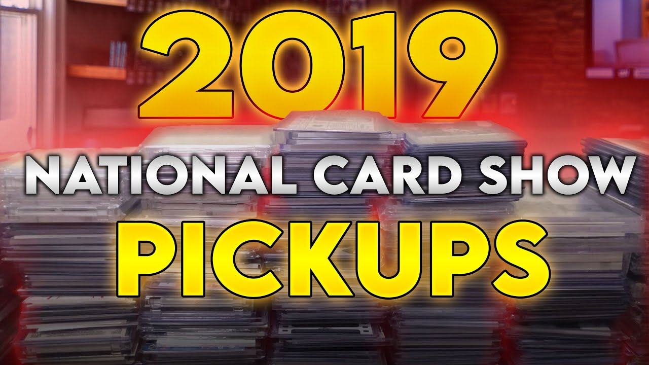 2019 National Sports Card Show Pickups: Luck, Gary Vee, 1/1s & MORE! - YouTube