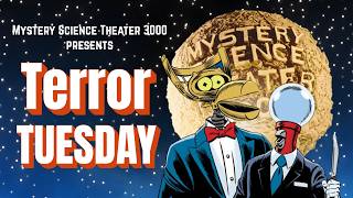 MST3K Terror Tuesday | Vol VI
Join this channel to get access to perks:
https://www.youtube.com/channel/UCFzph9x-n9FR52BI94Zfgww/join
Members-only videos: https://www.youtube.com/playlist?list=UUMOFzph9x-n9FR52BI94Zfgww
0:00 402 The Giant Gila Monster
1:32:01 414 Tormented
3:03:41 818 Devil Doll
4:35:43 1006 Boggy Creek II
MST3K FOREVER-a-thon http://FOREVERathon.com
SUBSCRIBE: https://youtube.com/mst3k?sub_confirmation=1
Twitch TV Channel: https://twitch.tv/MST3K
FB: https://facebook.com/MST3K
𝕏: https://twitter.com/MST3K
IG: https://instagram.com/MST3K
Welcome to the official MST3K YouTube channel, brought to you by Shout! Factory. On this channel, you will find many of the best riffs and highlights from MST3K episodes, trailers from DVD box sets, bonus material including never-seen-before footage, as well as new original segments with Joel and his space traveling crew.
#MST3K #cheesy #movies MST3K Terror Tuesday | Vol VI