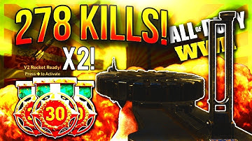 WW2: INSANE 278 KILLS W/TRIPLE VICIOUS AND DOUBLE V2 ROCKET!!