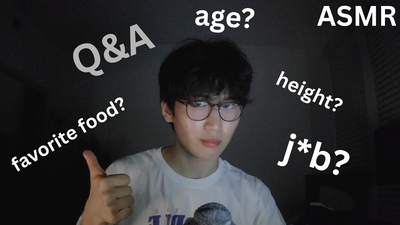 ASMR Q&A (тихая речь + постукивание)