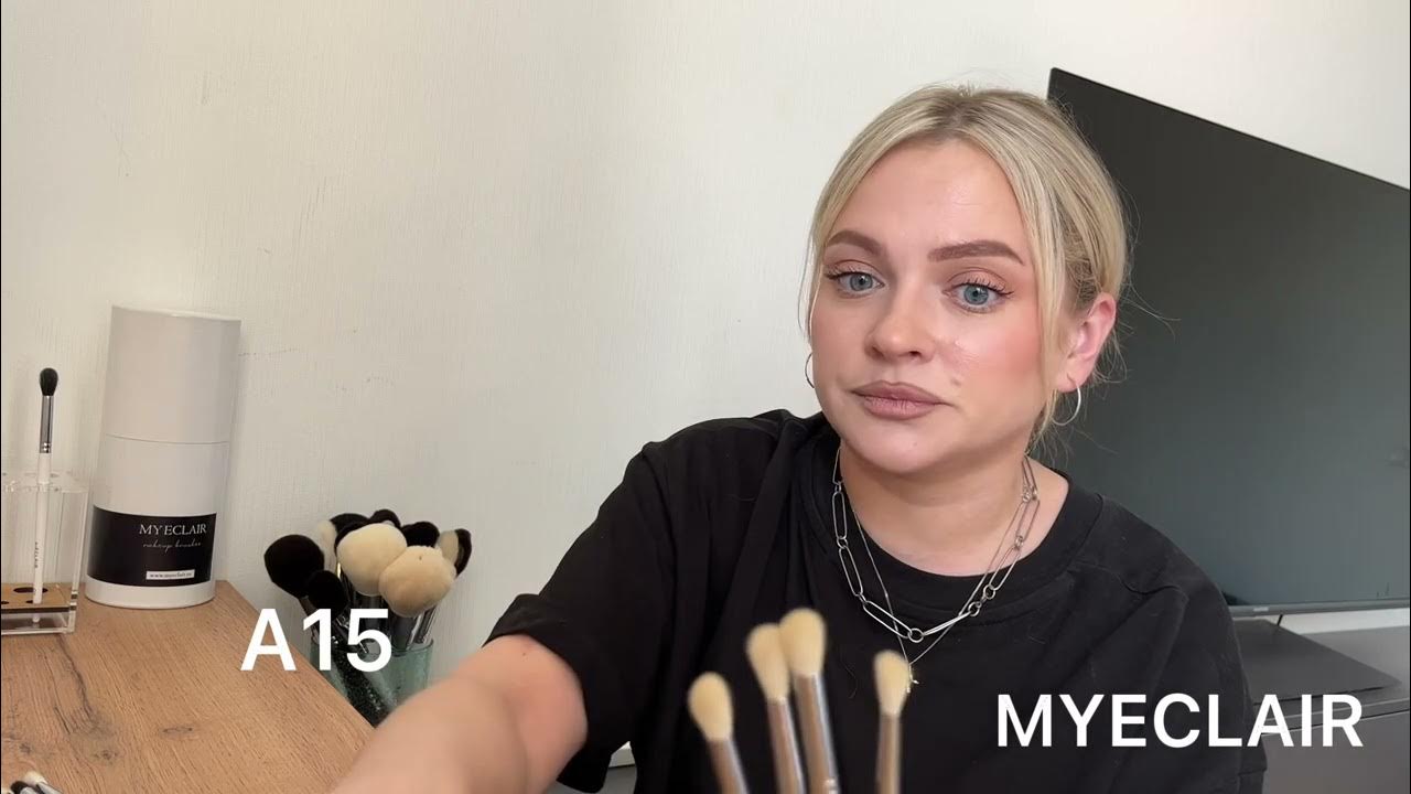 Кисти для глаз, кисти MYECLAIR - YouTube