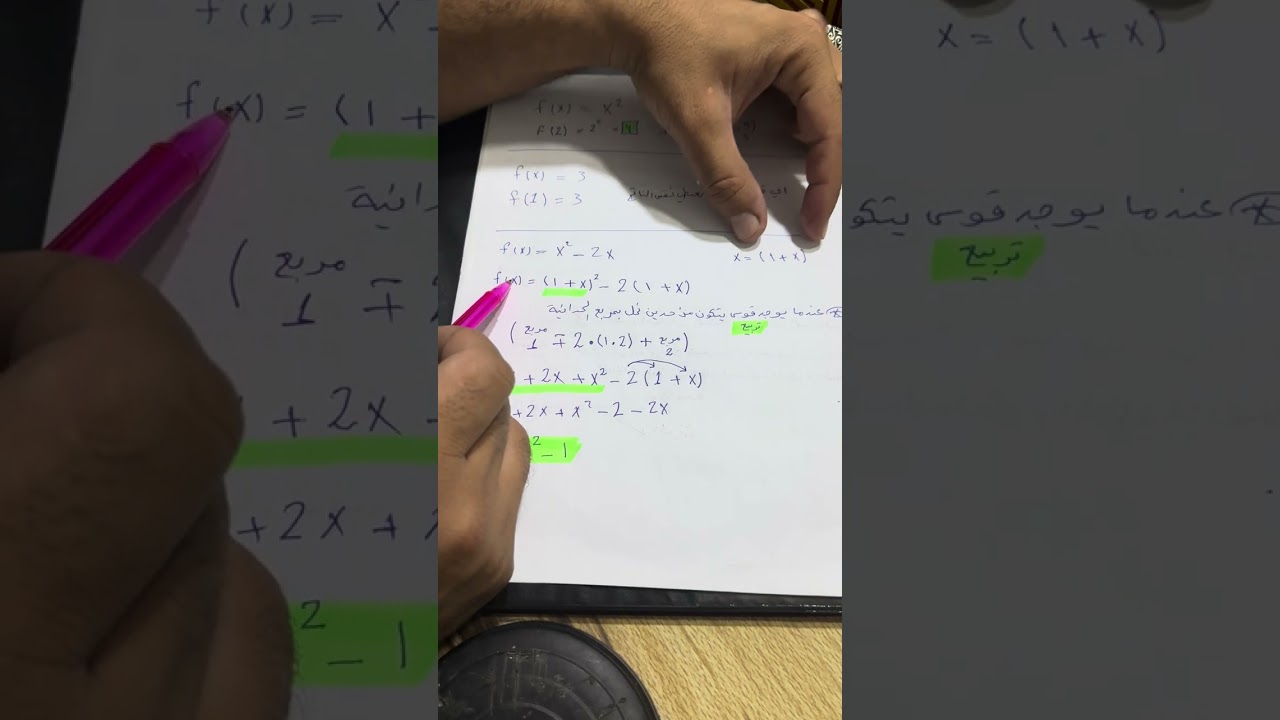 الرياضيات (الدوال ) ادارة اعمال مرحلة اولى