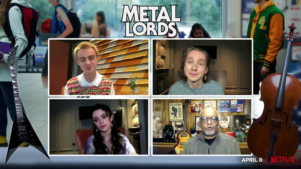 Metal Lords Interviews Jaeden Martell, Isis Hainsworth, Adrian