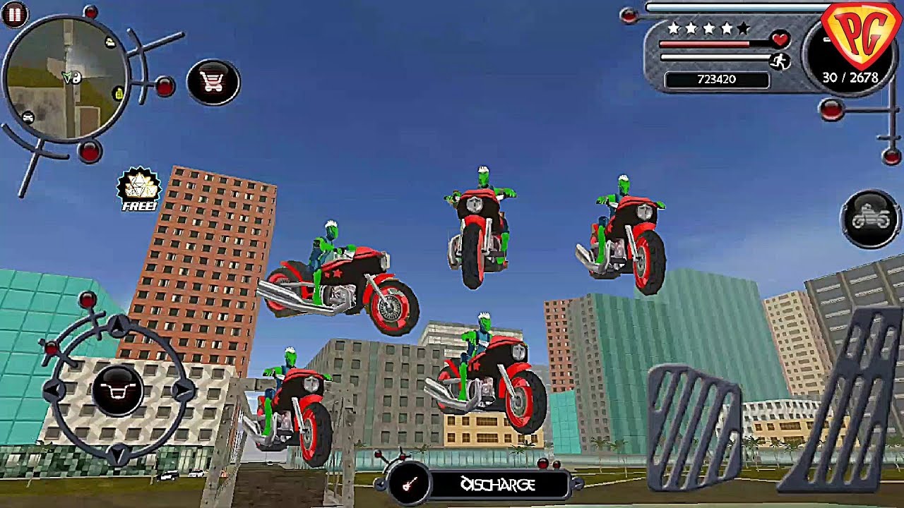 Rope Hero New Motorbike Walkthrough GamePlay 11 YouTube