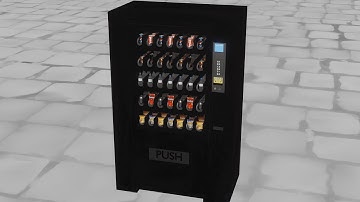 Vending Machine Animation in Blender 3D