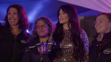 Intel and AWS Light the Sky over Intersect Music Festival with Drone Light Show