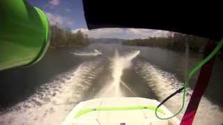 wakeboarding back roll attempt