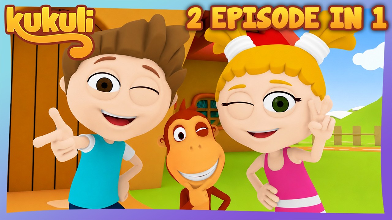 2 EPISODE IN 1 - 168 🐵 - KUKULI ENGLISH DUBBED ❤ #CARTOON FOR KIDS