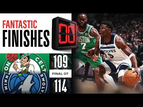 Wild overtime ending celtics vs timberwolves | november 6, 2023